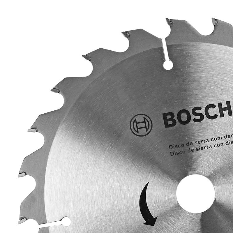 Disco Sierra Circular Bosch 7-1/4´´x24 Dientes Corte Madera