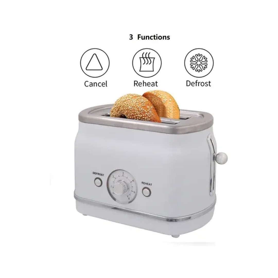 Tostador De Pan Bagel Para 2 Rebanadas Con 7 Niveles Y Boton De Apagado  110v 750w Philco