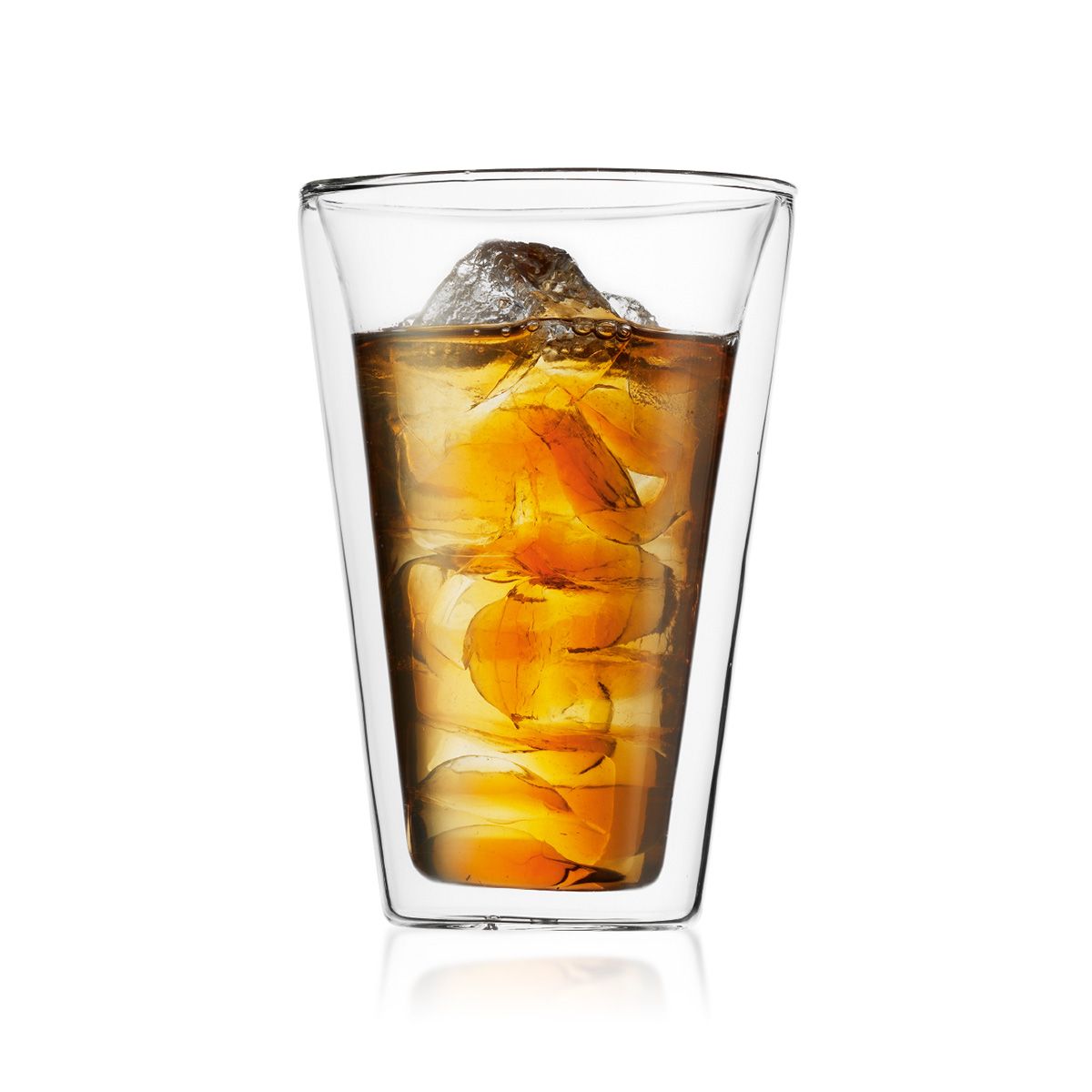 Juego de 2 Vasos, aislados de doble pared transparentes 13 oz marca Bodum
