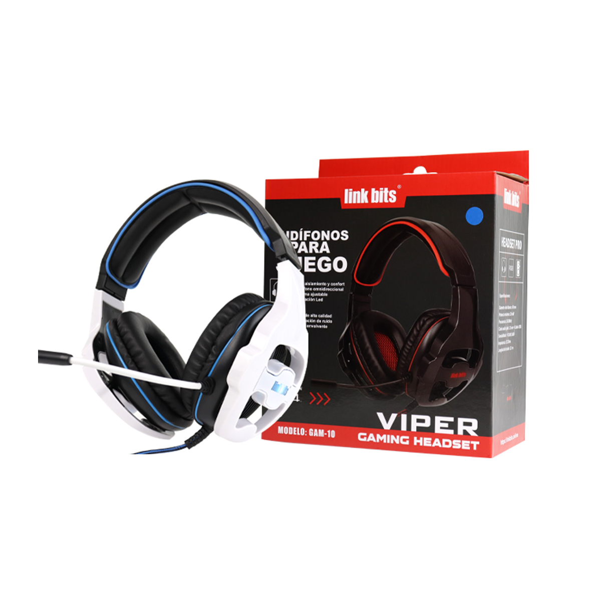 Audífonos para Juego LinkBits ADG-07 - Blanco