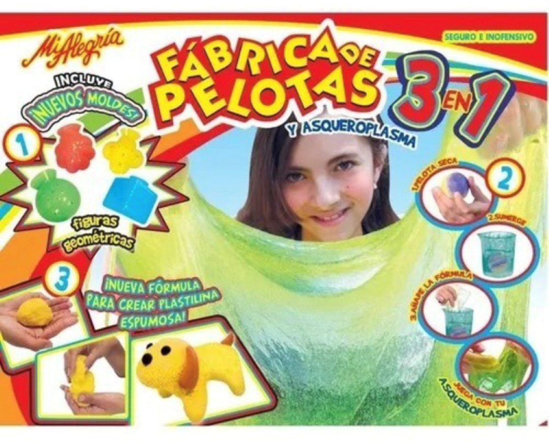 juguete Fabrica De Pelotas 3 En 1 Mi Alegría