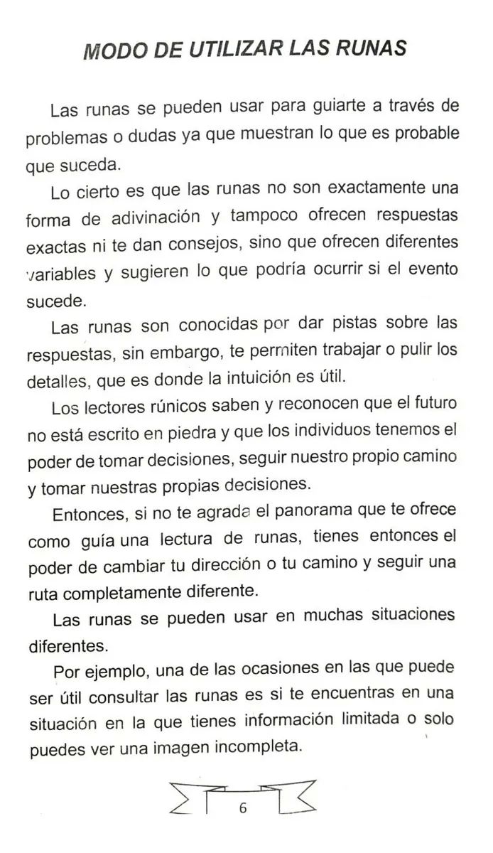 Runas Vikingas Método sencillo de adivinación Libro práctico