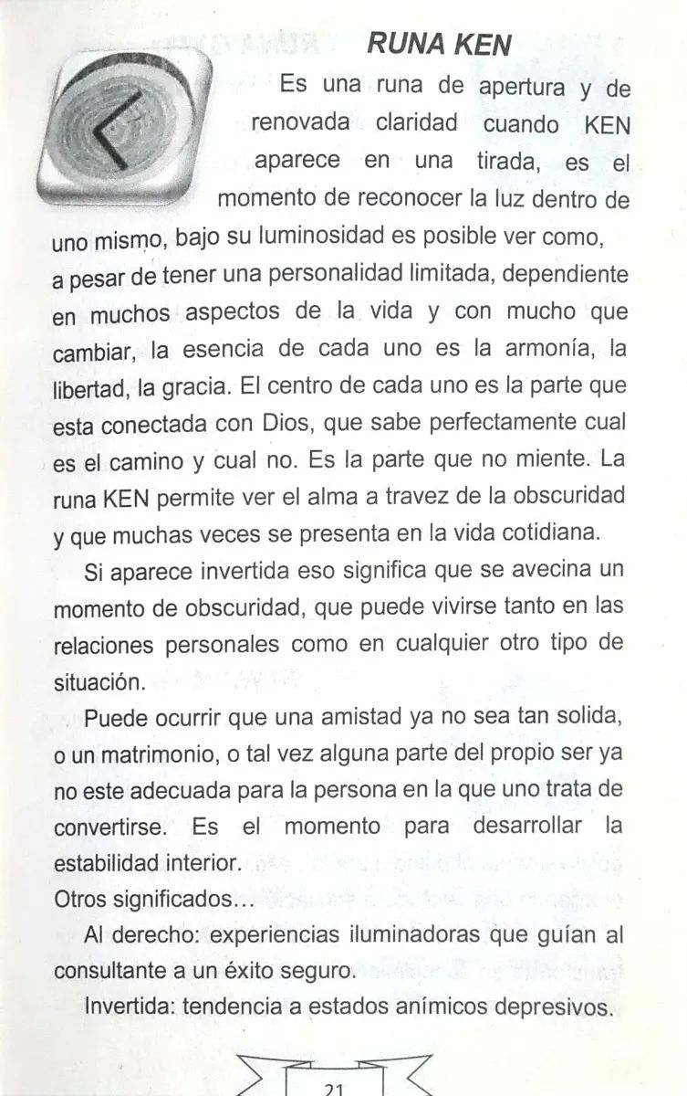 Runas Vikingas Método sencillo de adivinación Libro práctico