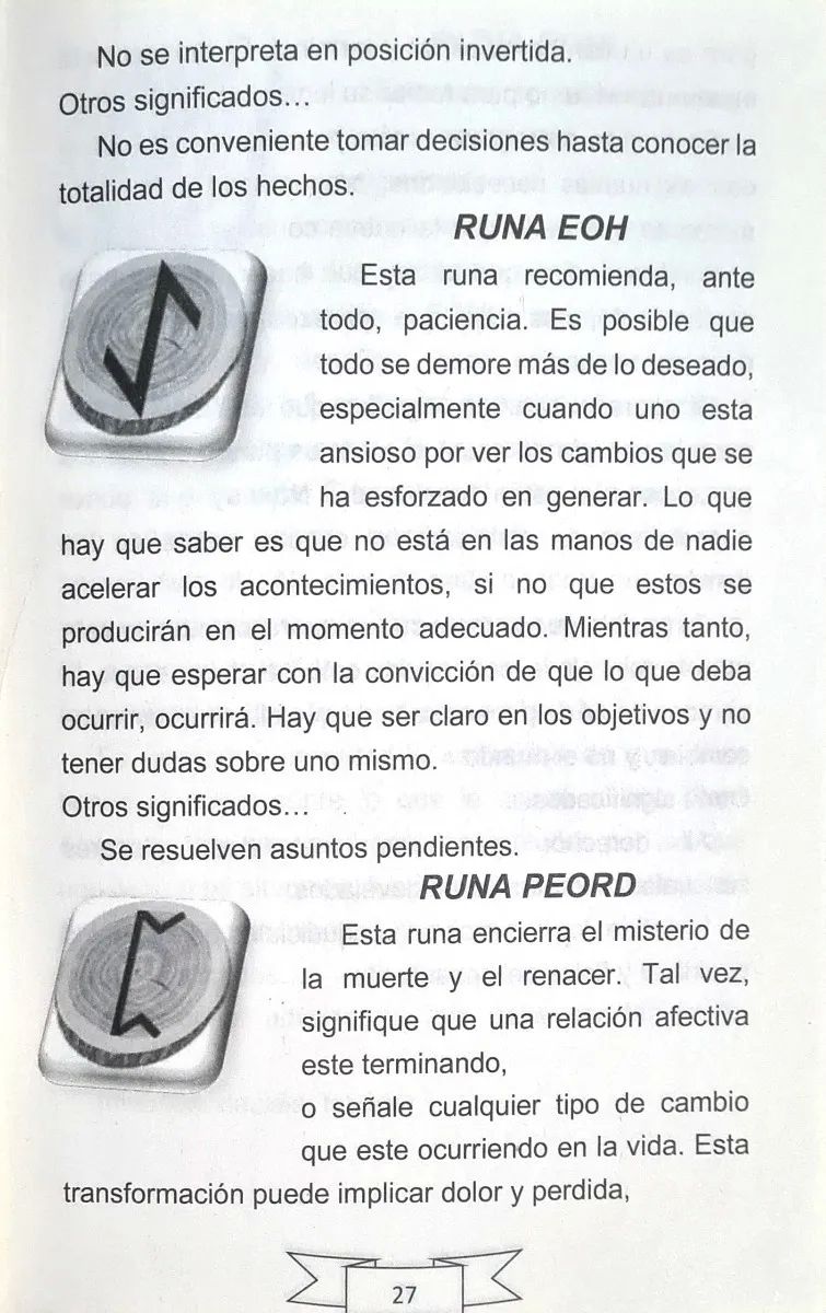 Runas Vikingas Método sencillo de adivinación Libro práctico