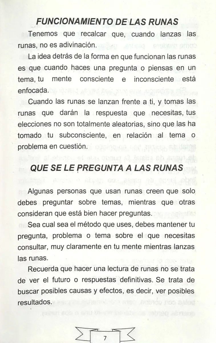 Runas Vikingas Método sencillo de adivinación Libro práctico