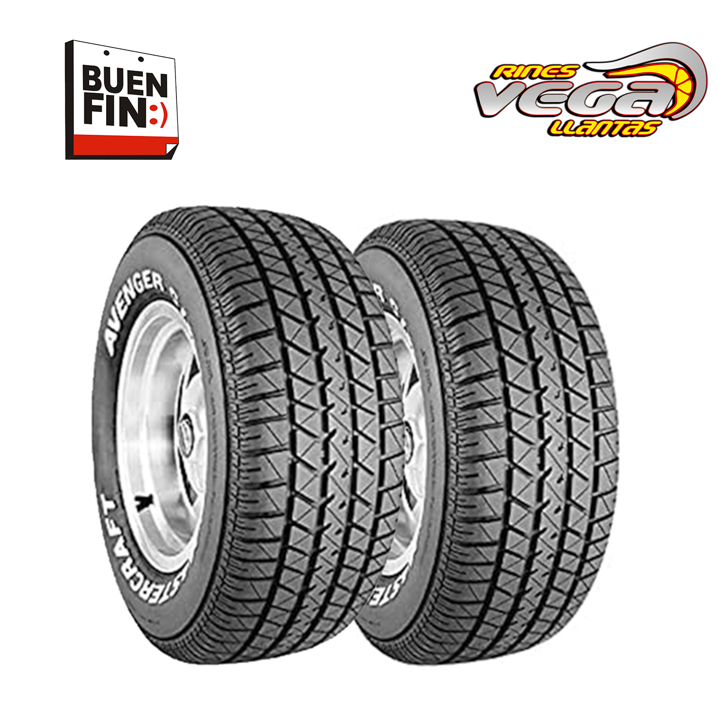 PAQUETE 2 LLANTAS 275/60R15 MASTERCRAFT AVENGER G/T 107T