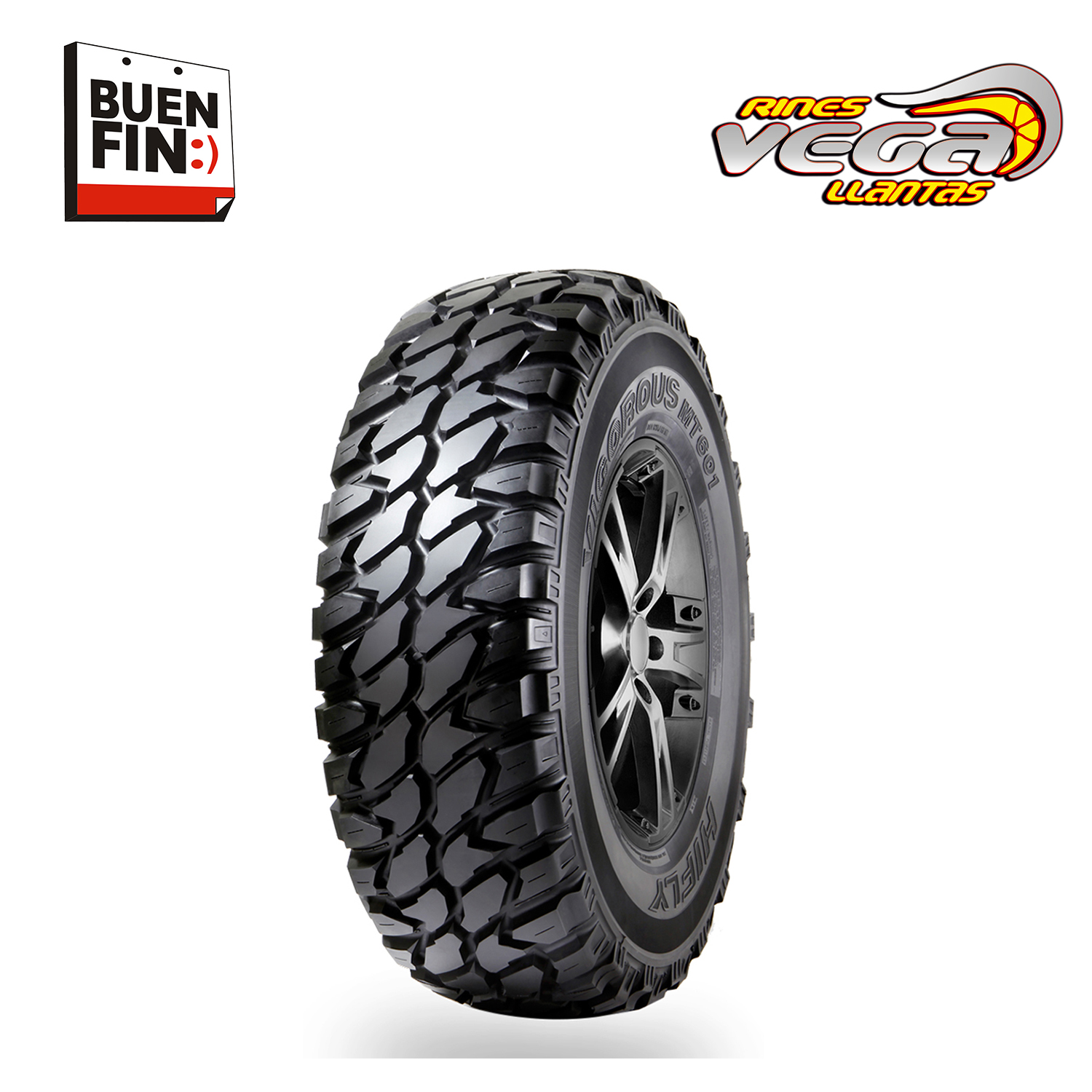 LLANTA 33X12.50R20 HIFLY MT601 10C LT MUDTERRAIN