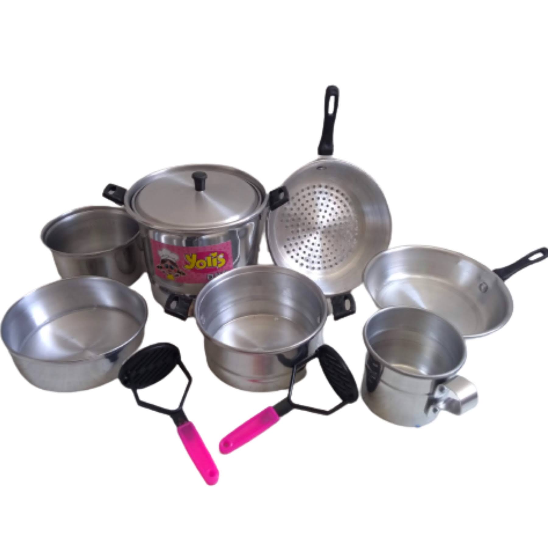 Juego De Ollas De Juguete Para Niños Cocinita 10 Piezas Chef