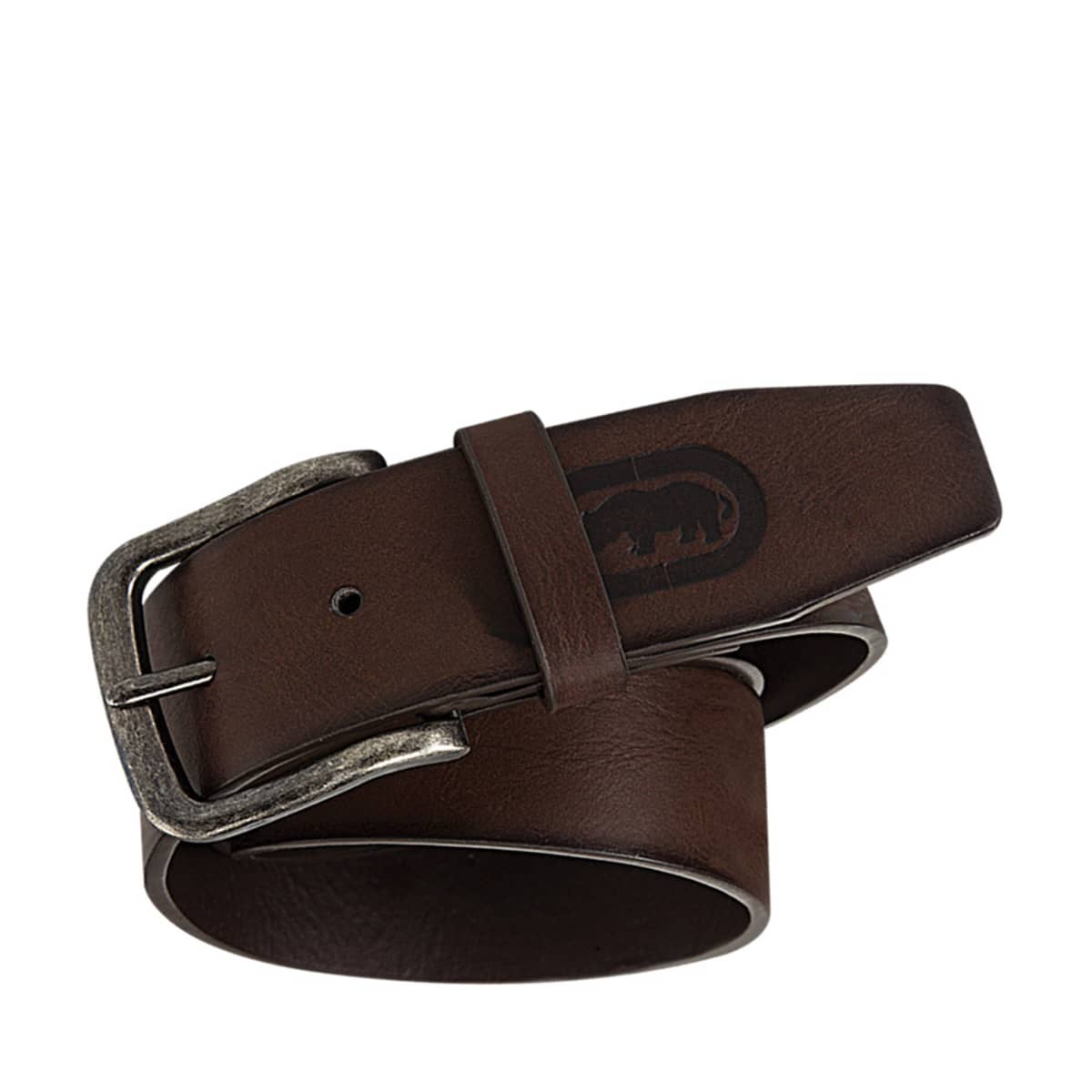 Cinturón Ecko Unltd. para hombre color café oscuro, mod. 169641