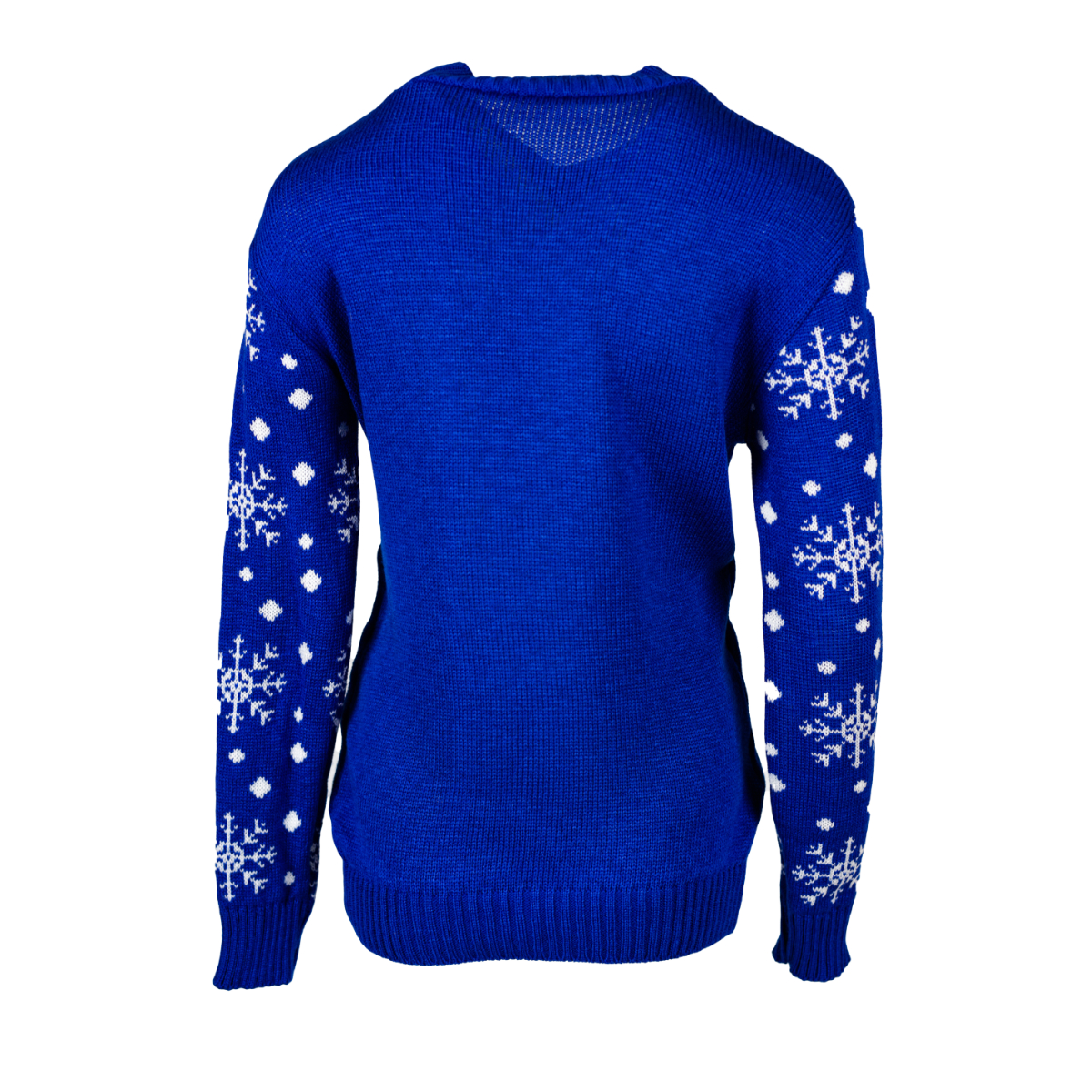 Sueter Navideño Estampado De Muñeco De Nieve Para Mujer 64 - Azul