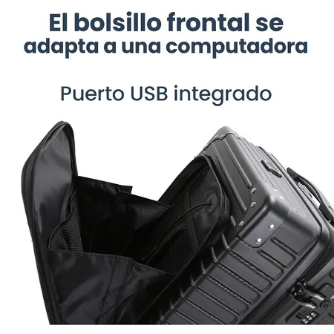 Set Maletas De Viaje De Mano 20' + Portafolio 12' Kishnell