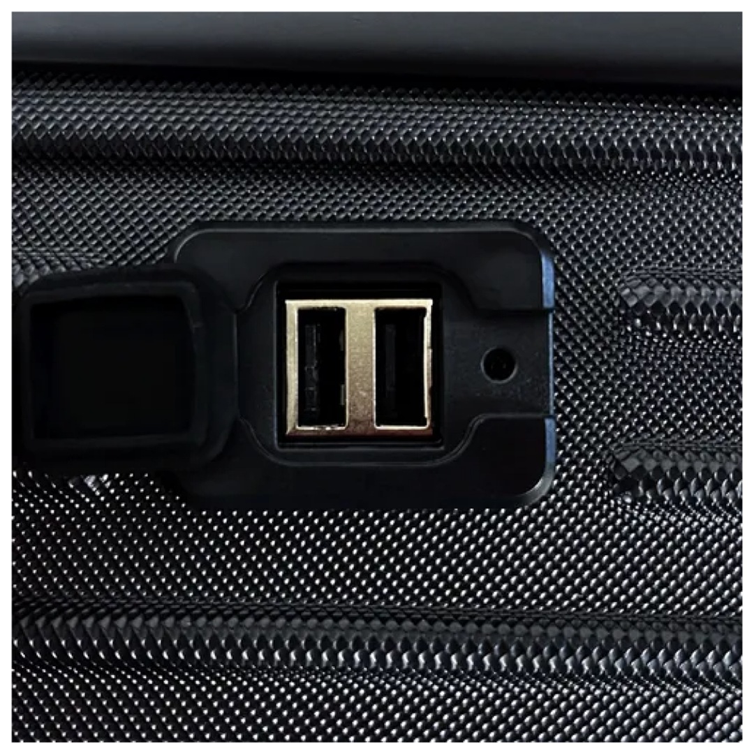 Set Maletas De Viaje De Mano 20' + Portafolio 12' Kishnell