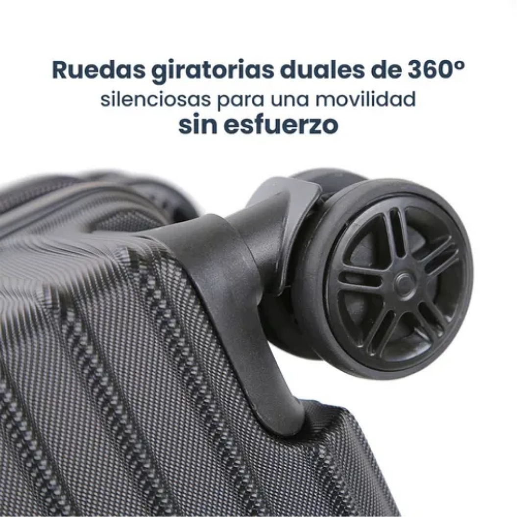 Set Maletas De Viaje De Mano 20' + Portafolio 12' Kishnell