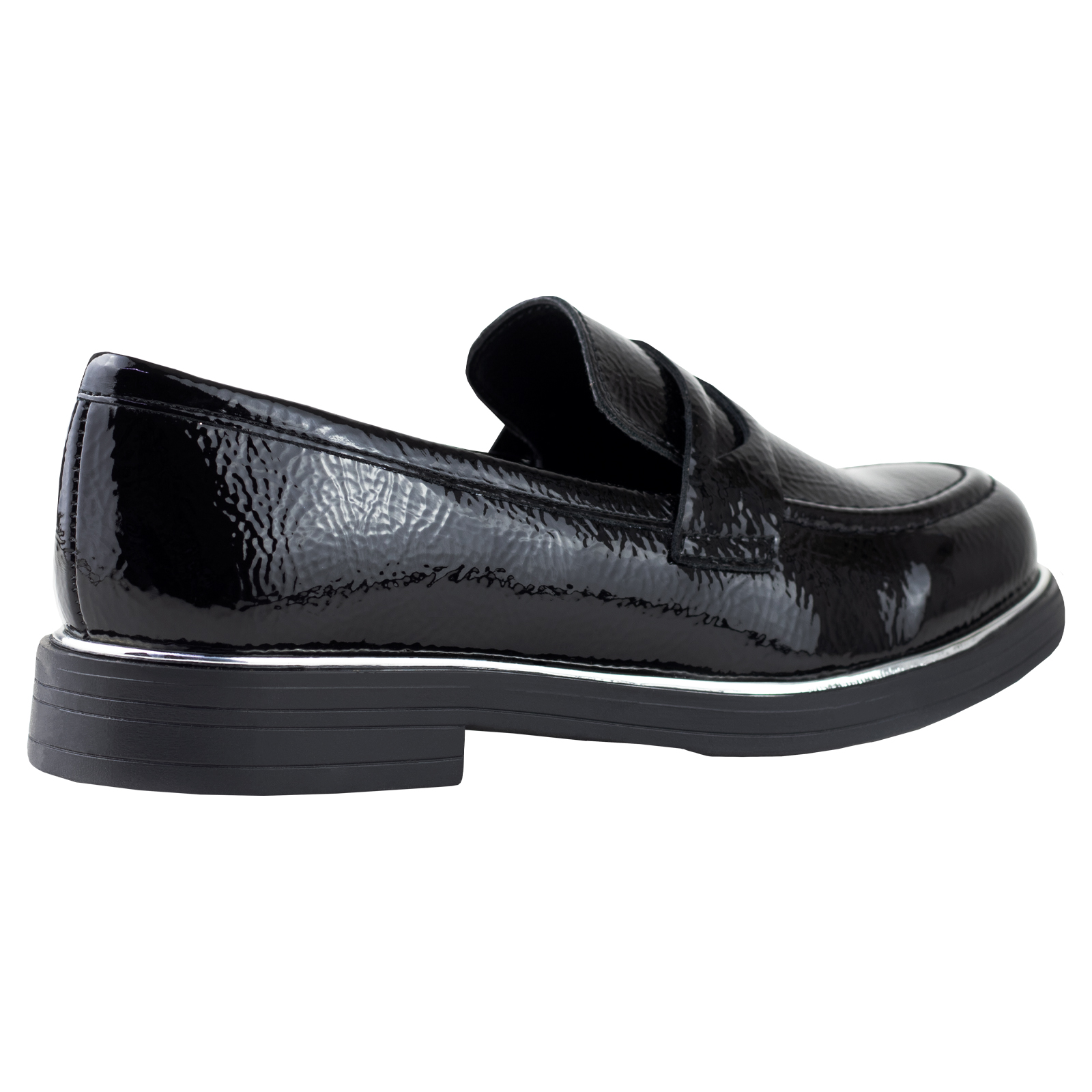 Mocasines Mujer Estilo Loafer De Charol Chabelo C98-a Negro