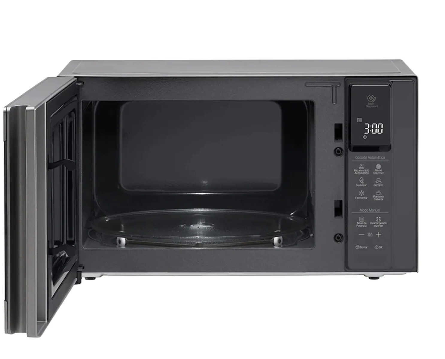 HORNO DE MICROONDAS LG MS1596CIR 1.5 PIES INVERTER ACERO INOX ALBY10