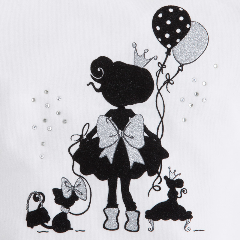 Conjunto con camiseta de manga larga y falda para niña marca Mayoral