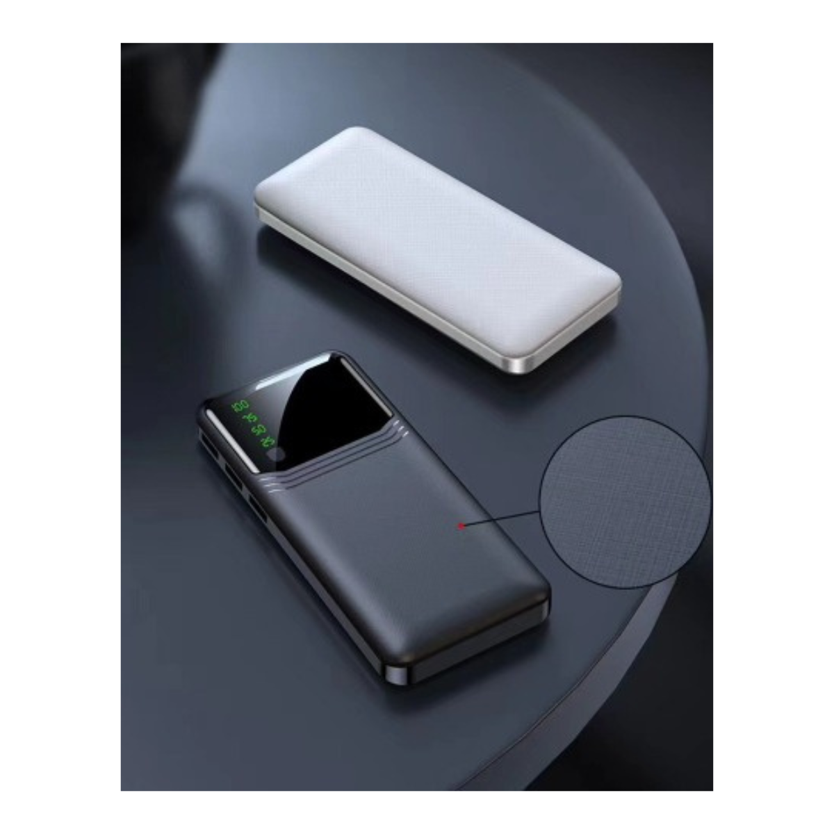 Batería Portátil Power Bank Negra