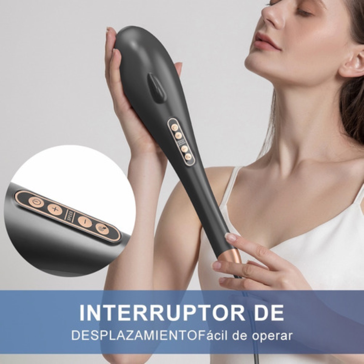 Masajeador Electrico Infrarrojo Para Cuerpo Completo Negro
