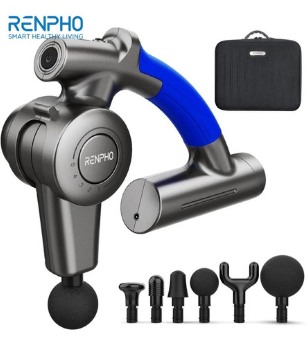 Pistola Masaje Muscular Pro Regulable Para Atletas