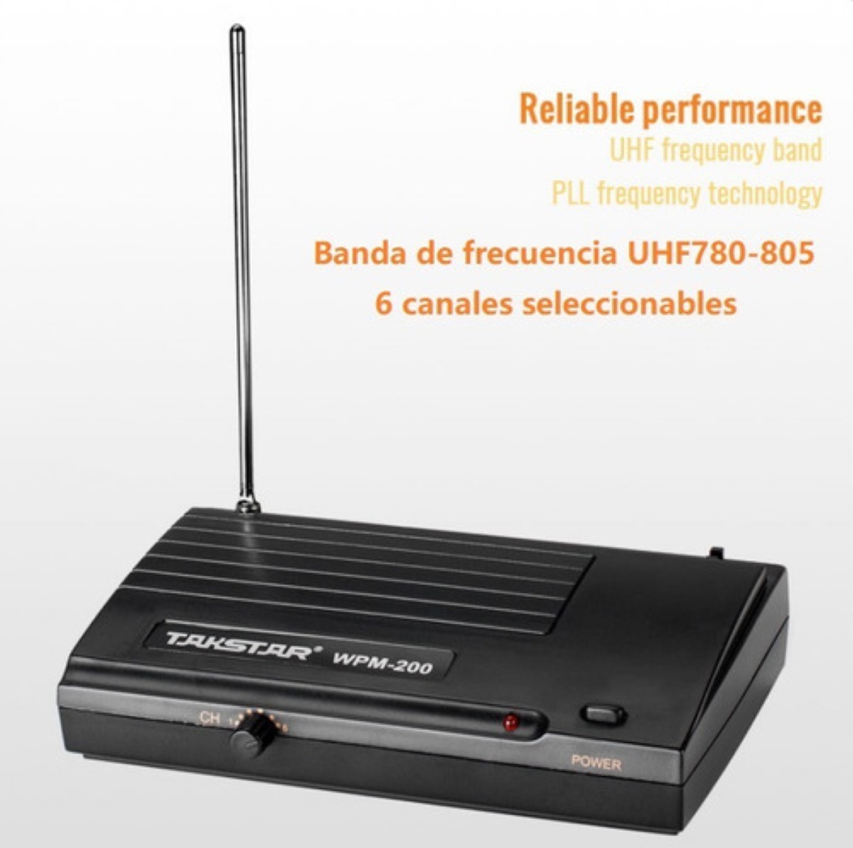 Sistema Takstar Wpm-200 Uhf Audio Inalámbrico