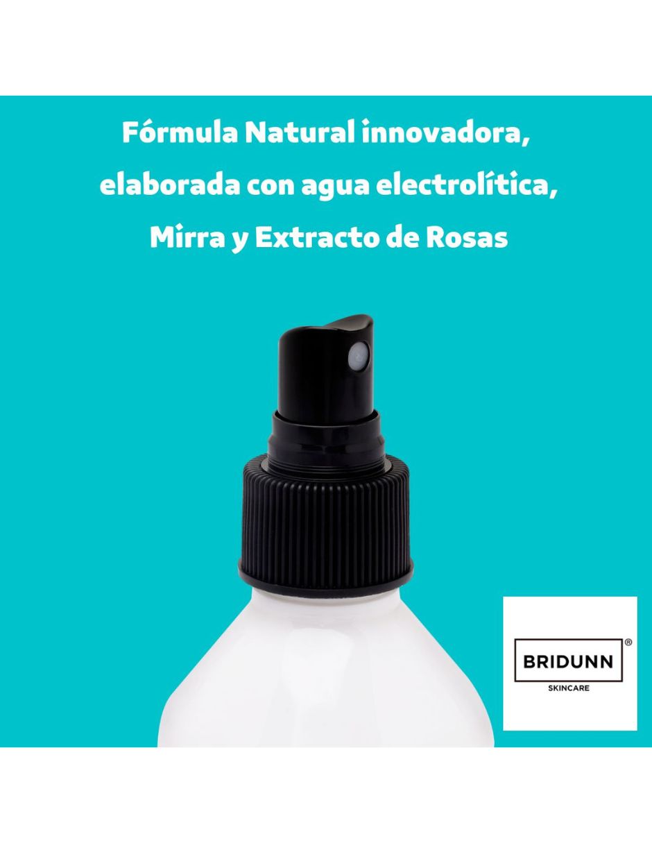 Loción de limpieza Facial Piel Seca Tónico hidratante, antiséptica astringente anti acné para imperfecciones y puntos negros, efecto aclarante natural con extracto de mirra
