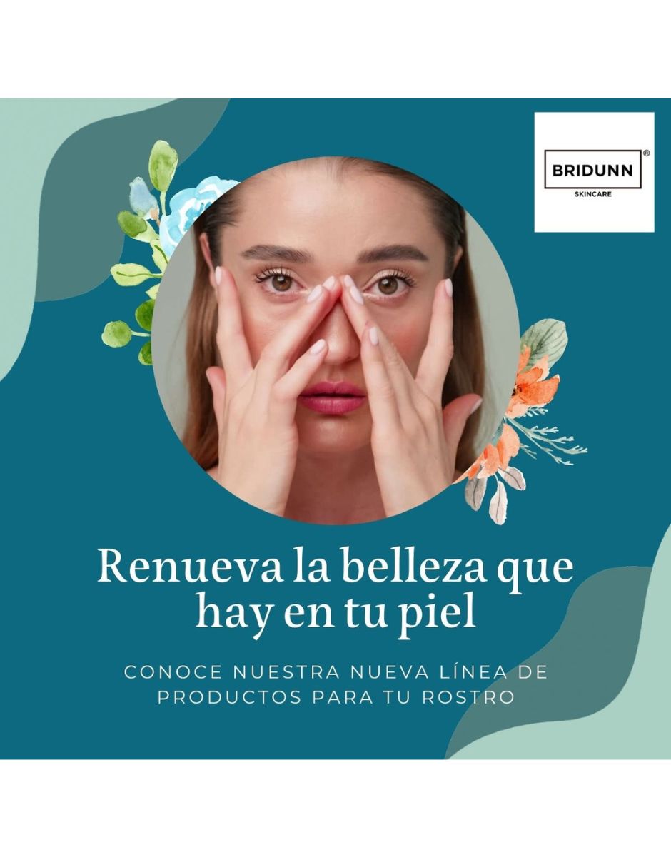 Loción de limpieza Facial Anti Acné, Tónico Anti Grasa, Cierra poros y elimina puntos negros, Astringente con extractos naturales Té verde sin alcohol Bridunn.