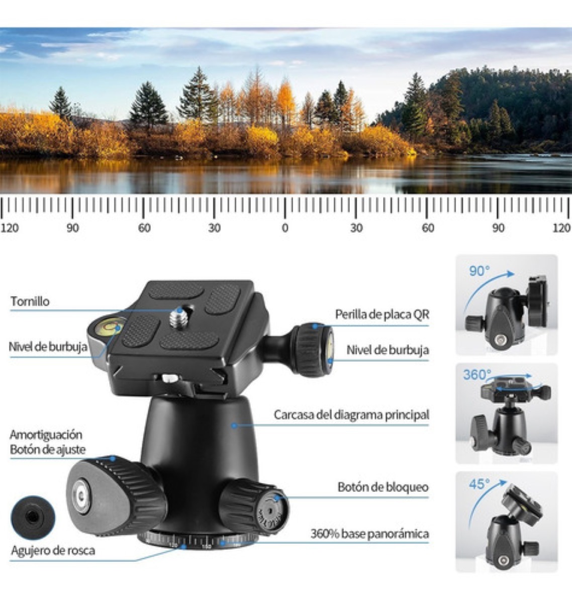 Trípode Estabilizador Profesional Y Portátil Para Cámara