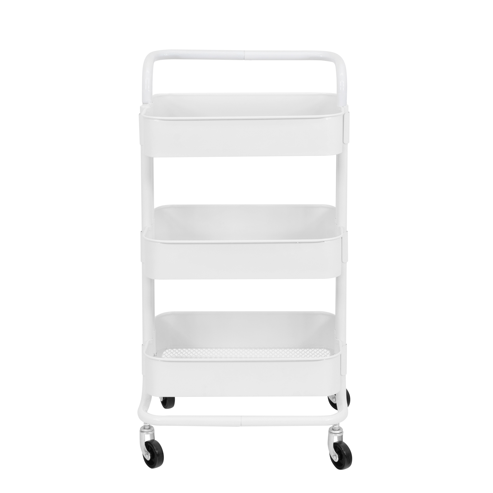 Carrito Organizador Multiusos Metálico De 3 Niveles C/ Agarre Onof