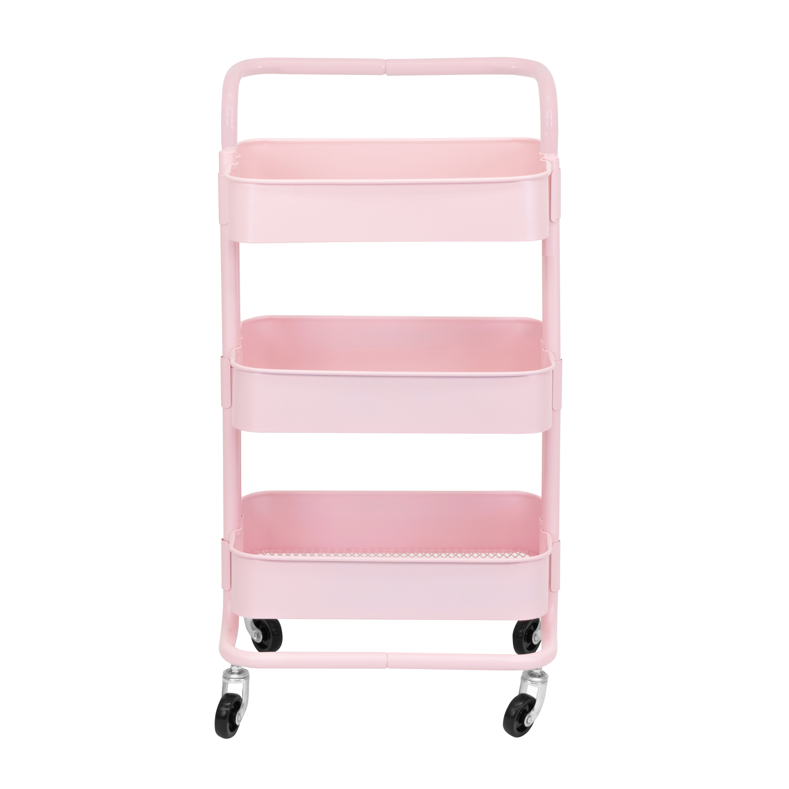 Carrito Organizador Multiusos Metálico De 3 Niveles C/ Agarre Onof