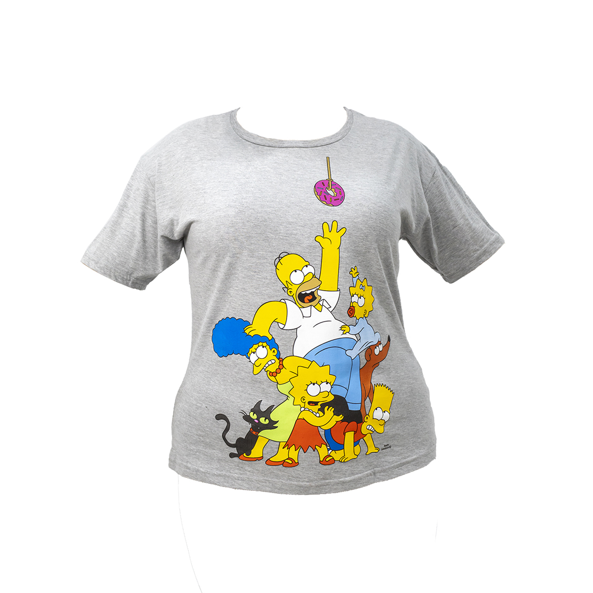 Playera Talla Extra Locura The Simpsons