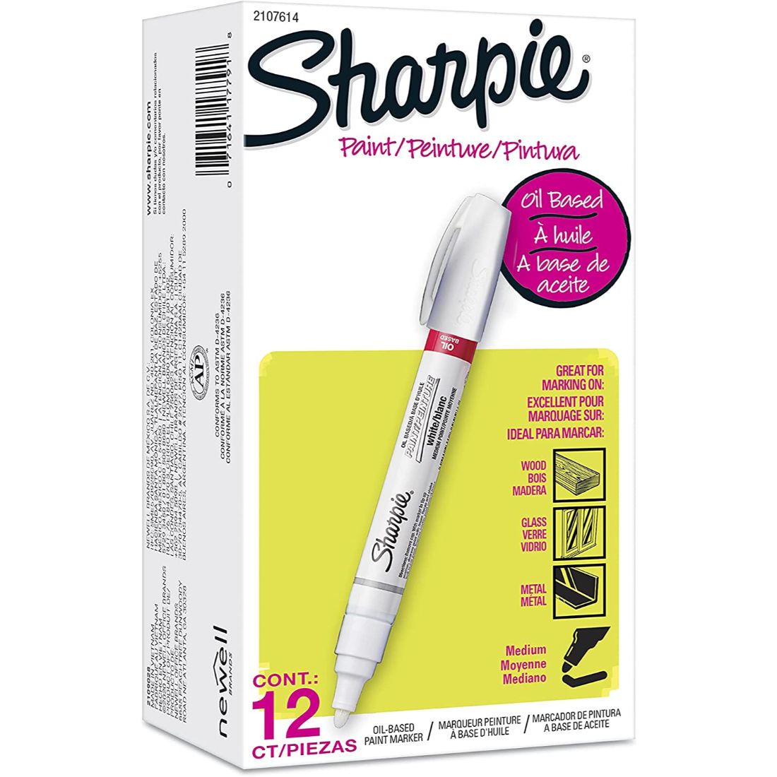 Sharpie Paint Medium Blanco.