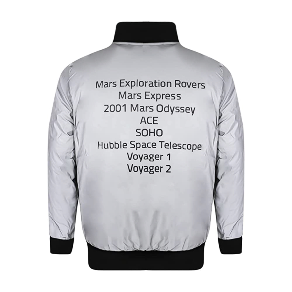 Chamarra Nasa Original tipo Bomber Reflejante para Hombre