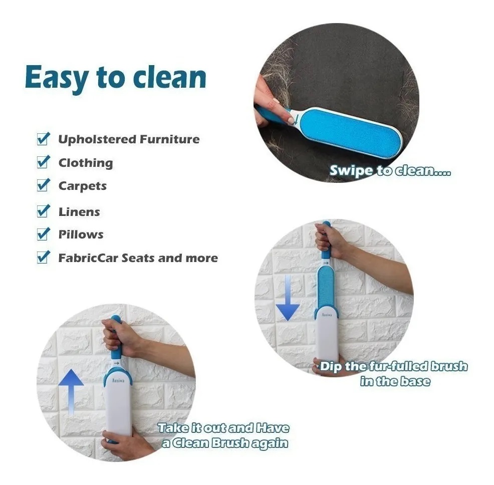 Cepillo Quita Pelusa Removedor De Pelos Y/o Pelusa 2 En 1