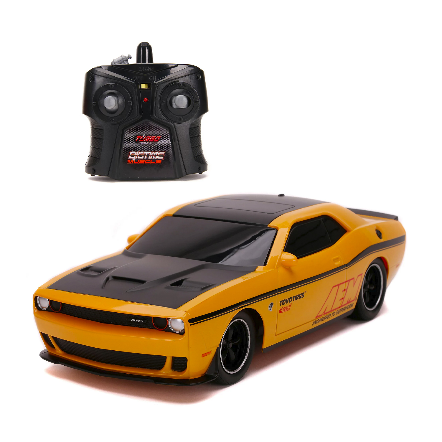 Jada Bigtime Muscle 1:16 2015 Dodge Challenger SRT Hellcat Amarillo