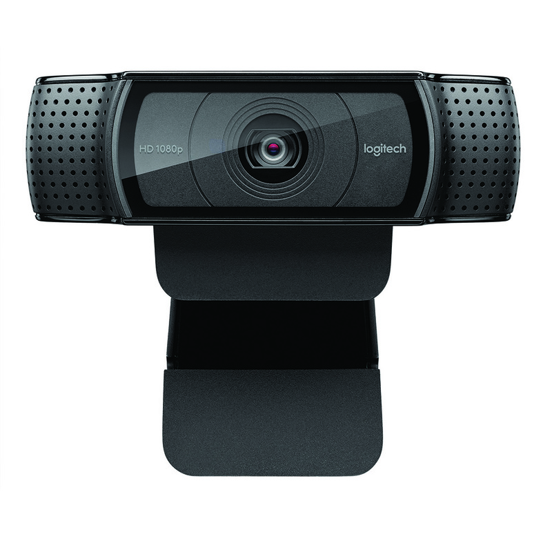 Logitech Webcam HD Pro C920 con Micrófono, Full HD, 1920 x 1080 Pixeles