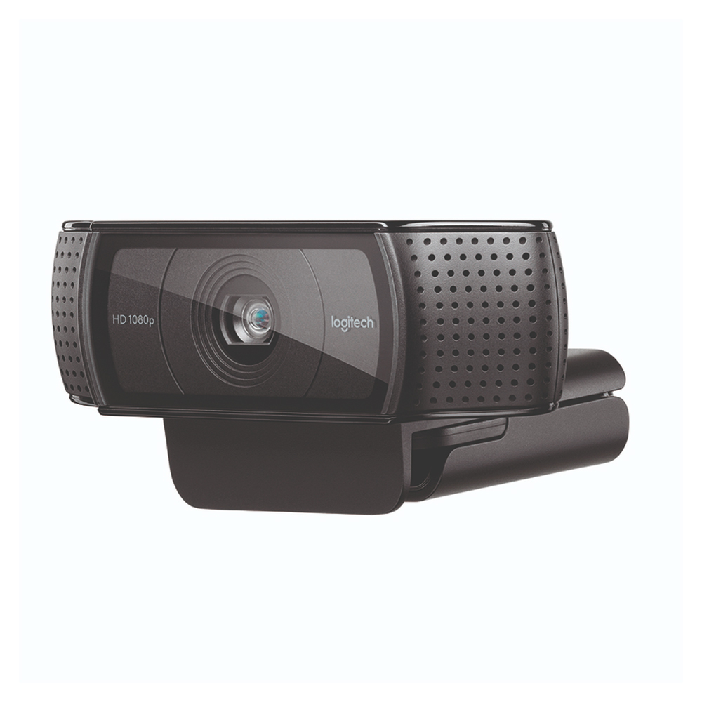 Logitech Webcam HD Pro C920 con Micrófono, Full HD, 1920 x 1080 Pixeles