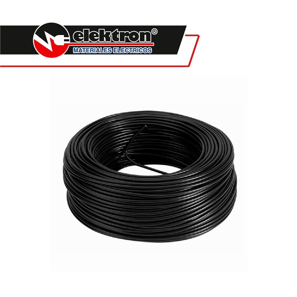 Caja 100 Mts, Cable eléctrico negro, Cal 10, 100% CONDUMEX