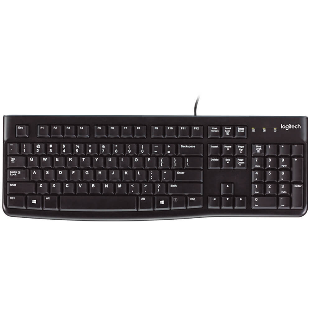 Teclado Logitech K270, Inalámbrico, USB 2.0, Negro