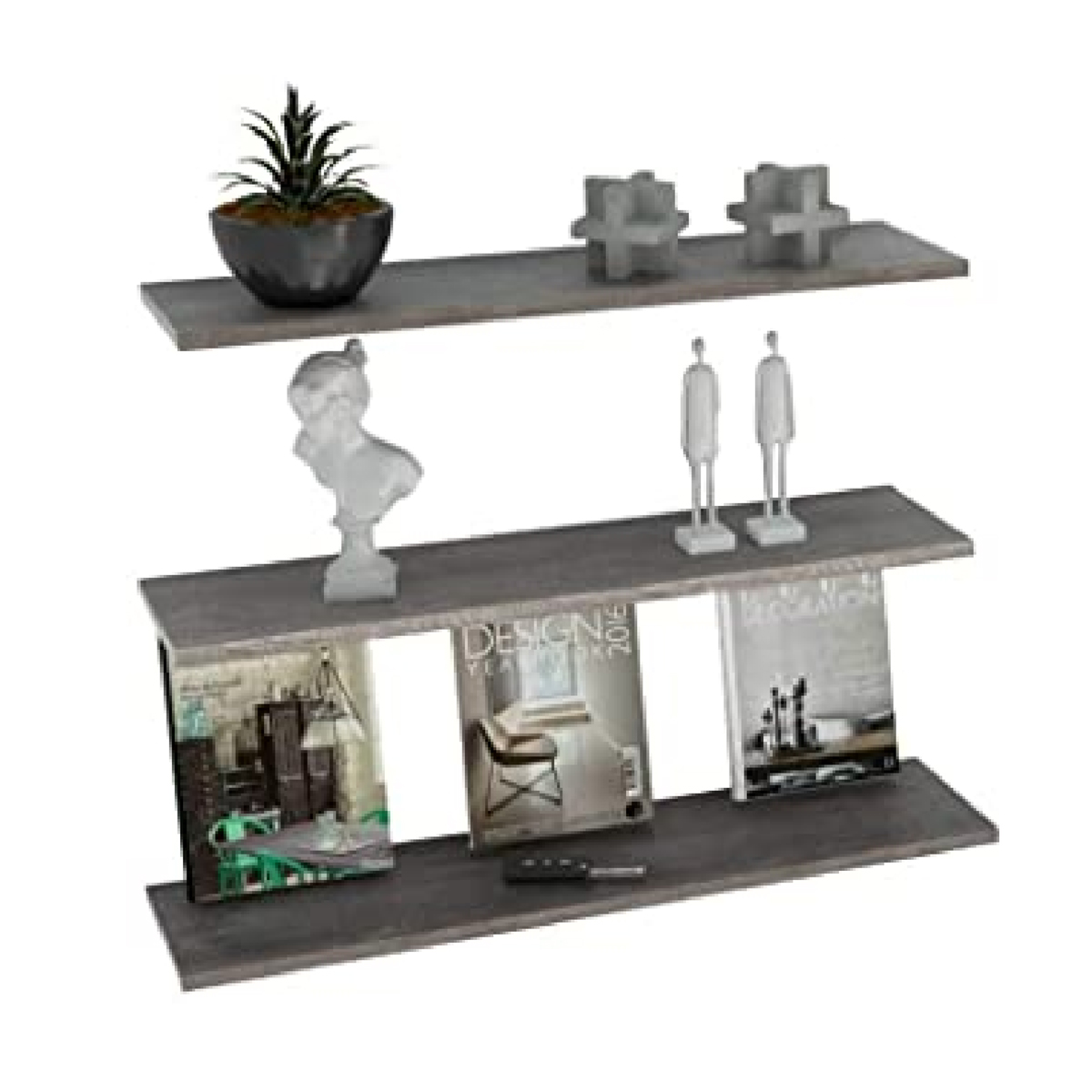 Set de 3 Repisas Flotantes  50 x 15 cm Lombardia