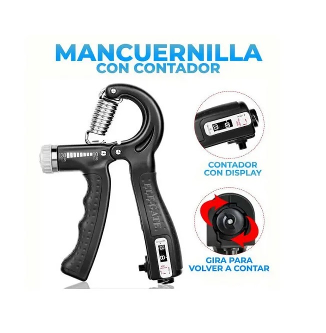 Pinzas Para Ejercitar Antebrazo Resistencia con contador