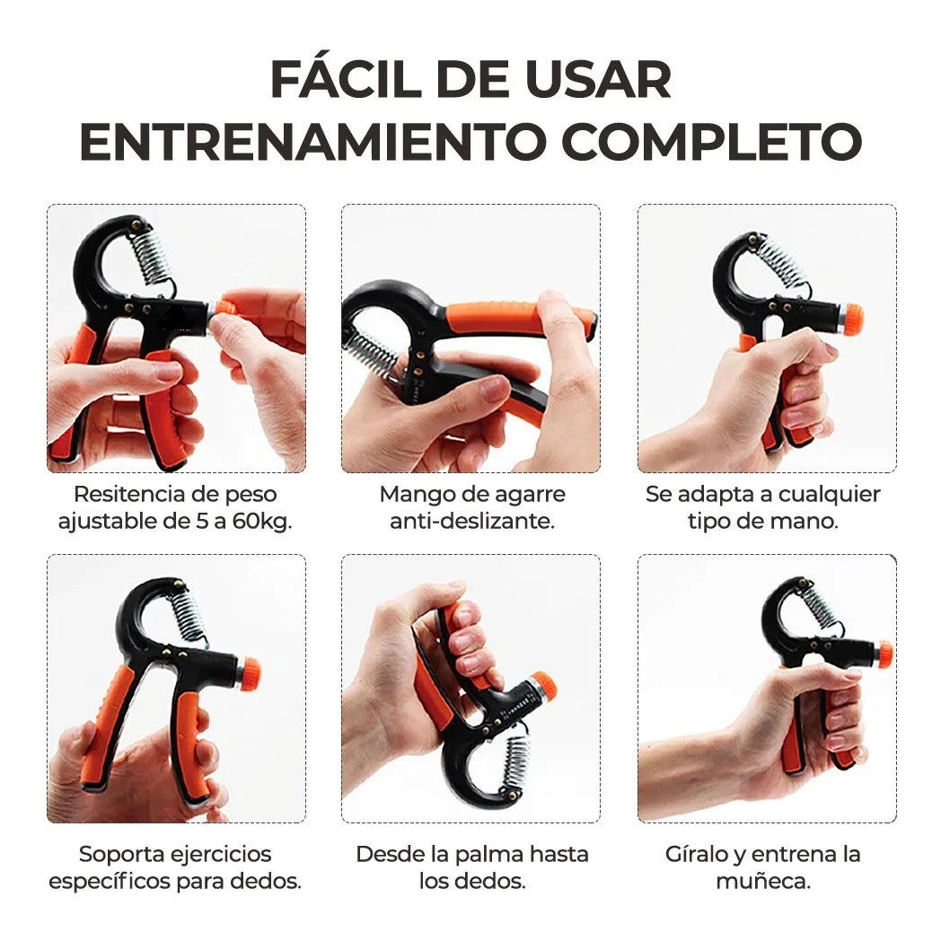 Pinzas Para Ejercitar Antebrazo Resistencia con contador