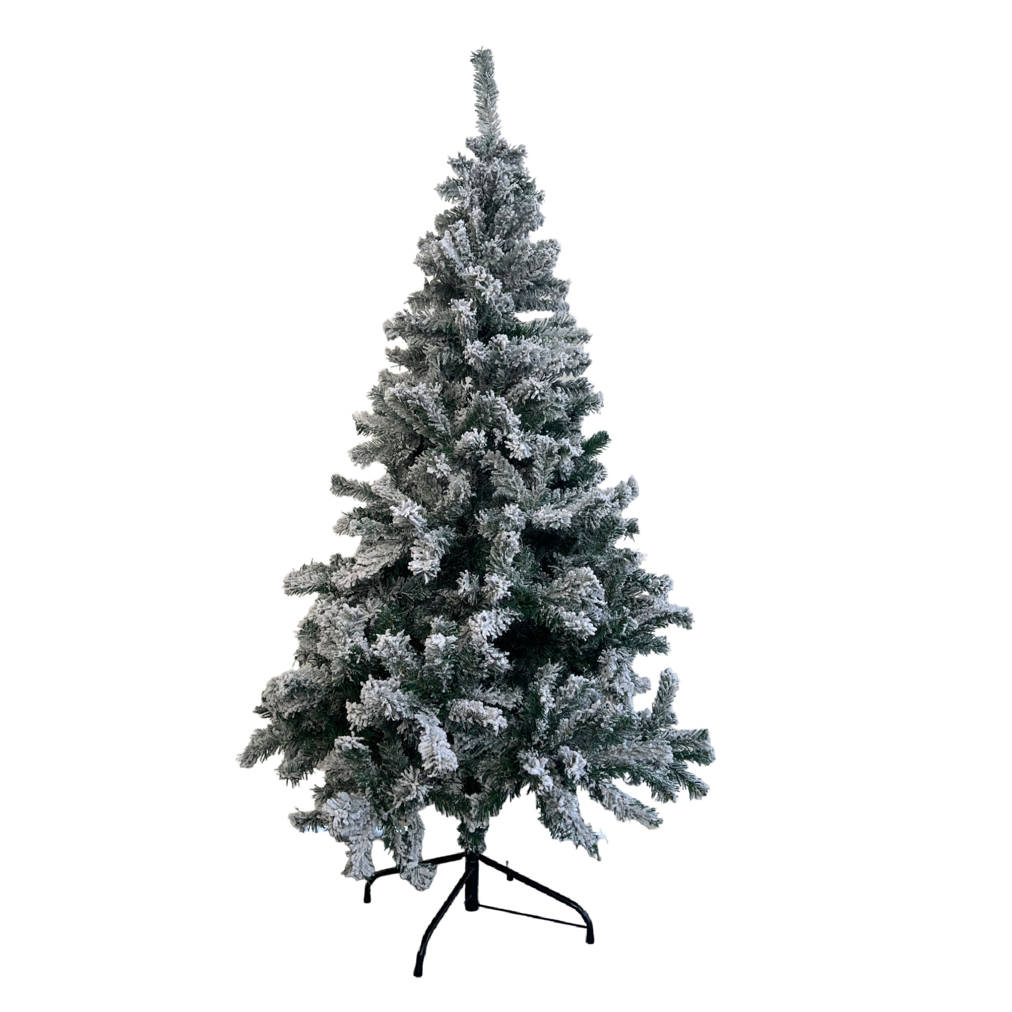 Árbol Pino de Navidad Artificial,Pino Navideño Estilo Nevado, Abeto, Incluye Soporte, 1.90 m Frondoso Excelente calidad