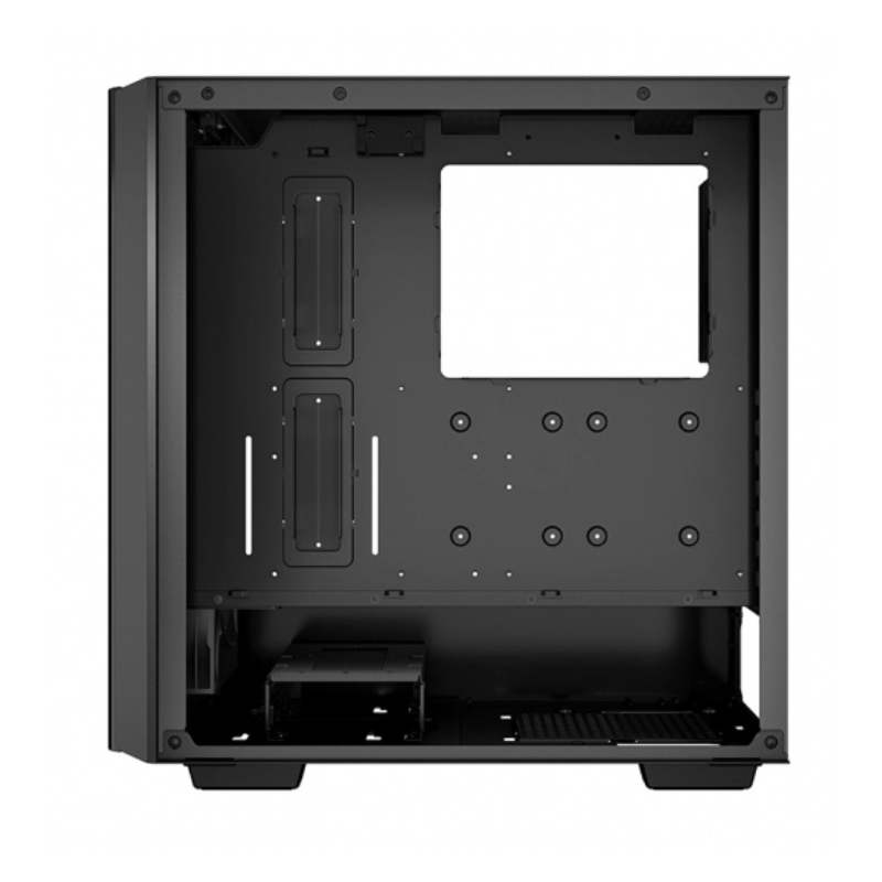 Gabinete Deepcool Cg540 C/Ventana Argb Midi-Tower Mini-Itx/Micro-Atx/Atx/E-Atx Usb 3.0 Sin Fuente - Negro