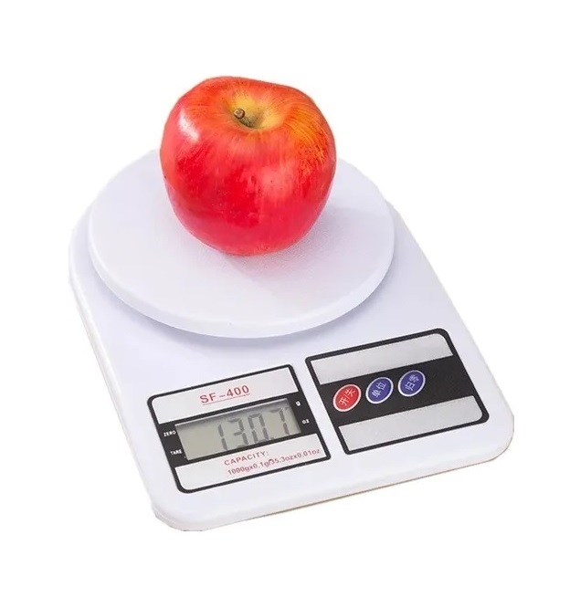 Bascula Gramera 10kg Blanca digital