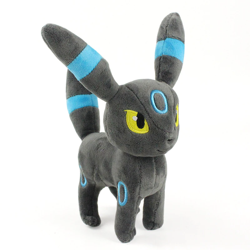 Peluche De Felpa Umbreon Shiny Pokémon 23 Cm
