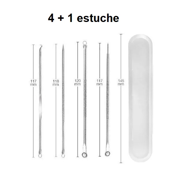 10 kits Removedor Extractor Acne Barros Espinillas 4 piezas.