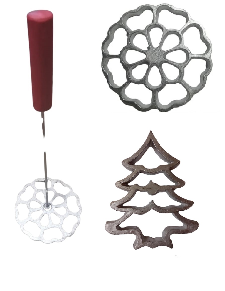 PAR DE MOLDES PARA BUÑUELOS DE VIENTO 