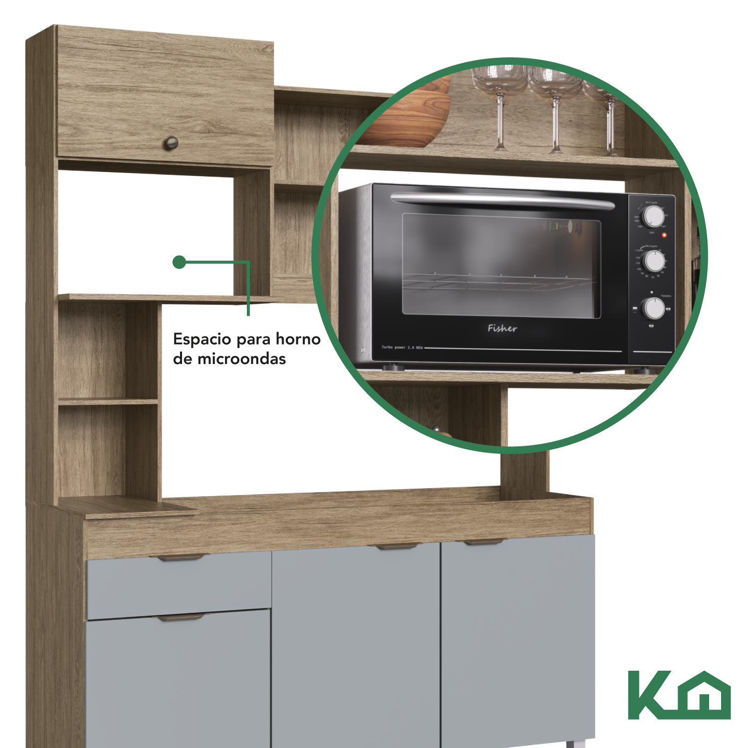 Despensero Modular Mueble De Cocina Rack Alacena Para Lavabo