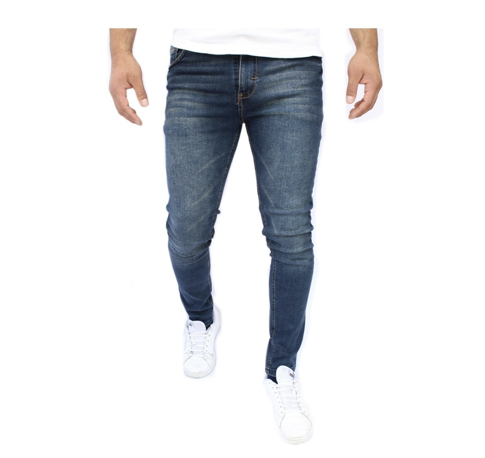Pantalón Skinny de Mezclilla Stretch Para Hombre John Silver