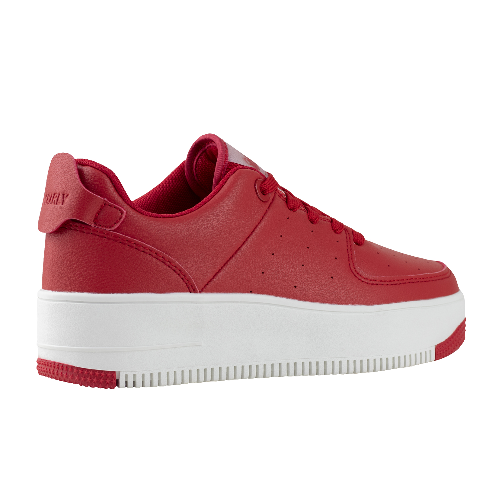 Tenis Urbano Dama Plataforma Suela Gruesa 1059048 Rojo Moda